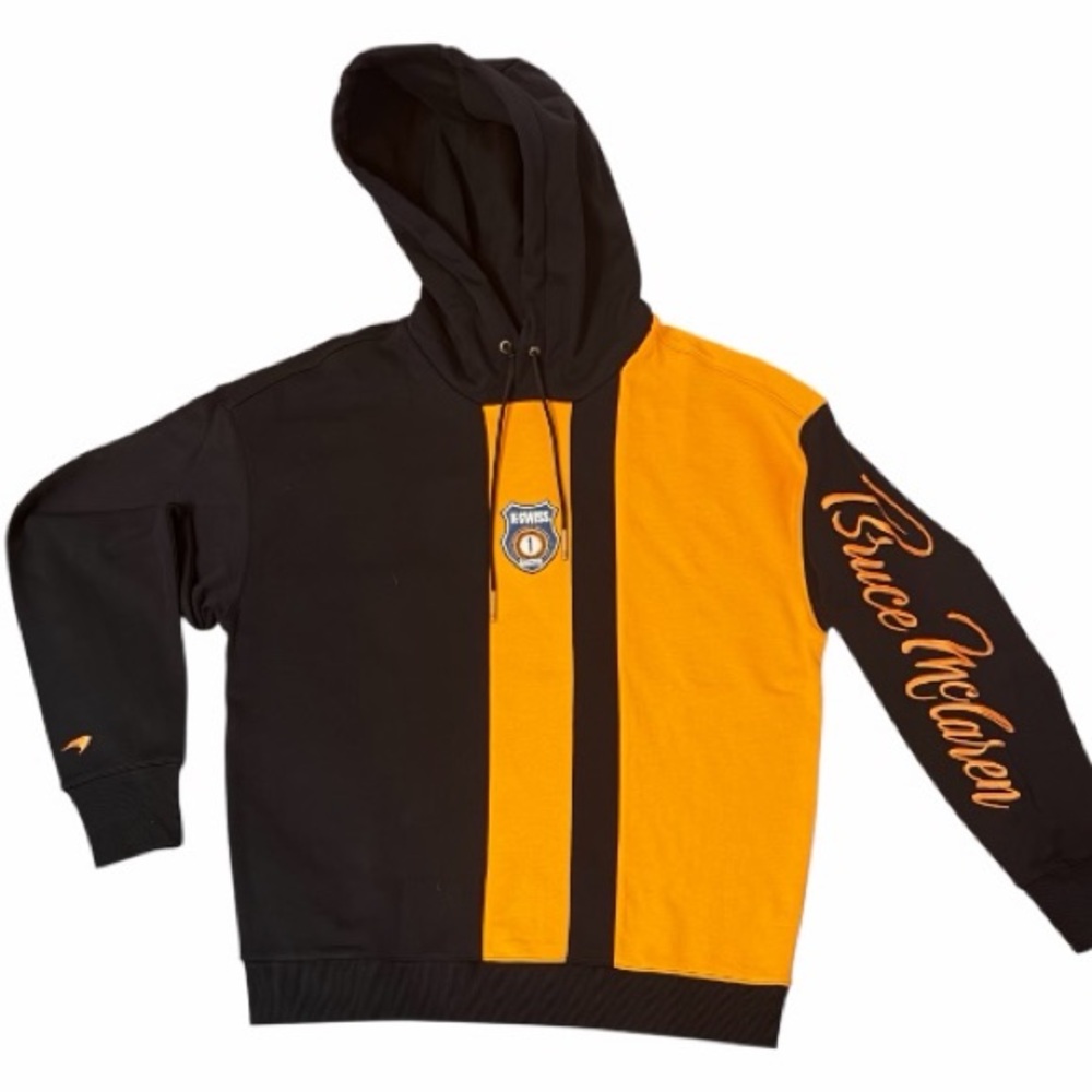 K-Swiss x McLaren Formula 1 Heritage Hoodie Men’s M Black Orange NWT